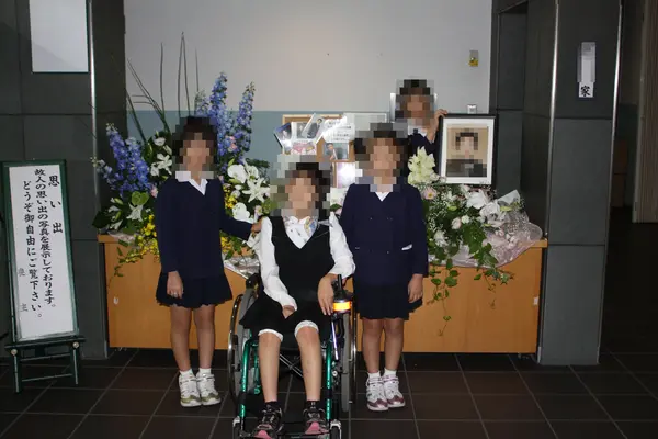 堺市立斎場で葬儀を行なった写真