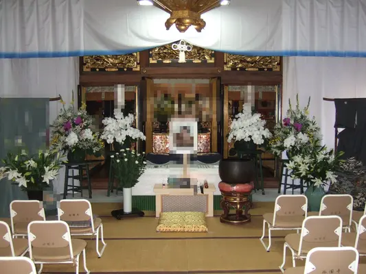 門藤（東営業所）で葬儀を行なった写真