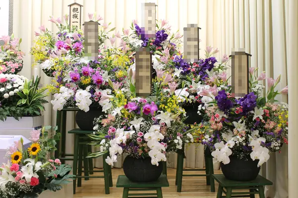 門藤で葬儀を行なった写真