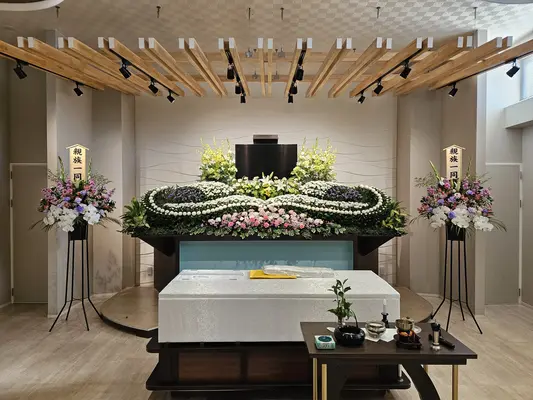 フローラルホール城東会館で葬儀を行なった写真