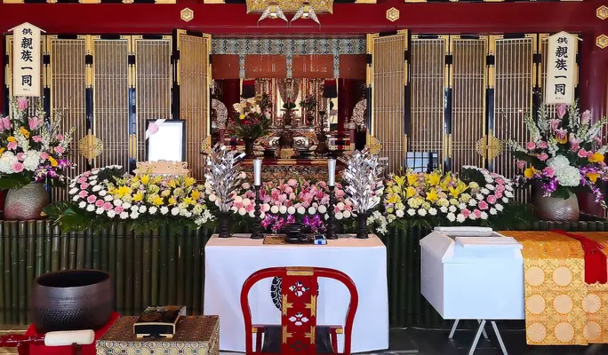 株式会社びはーらで葬儀を行なった写真