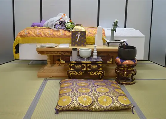 福岡典礼　長丘斎場で葬儀を行なった写真