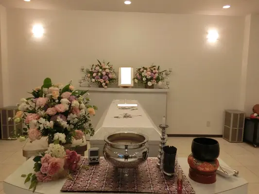 木場葬祭（鶴見ソローホール）で葬儀を行なった写真