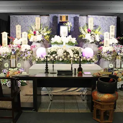 スリースターズセレモニーで葬儀を行なった写真