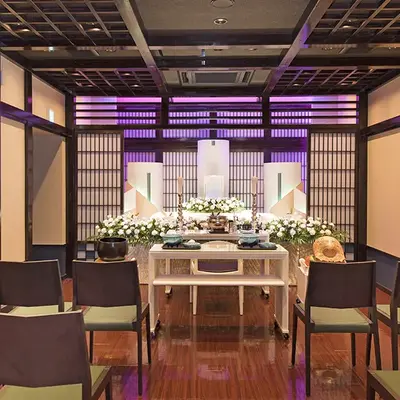 メモリード家族葬ホール府中で葬儀を行なった写真