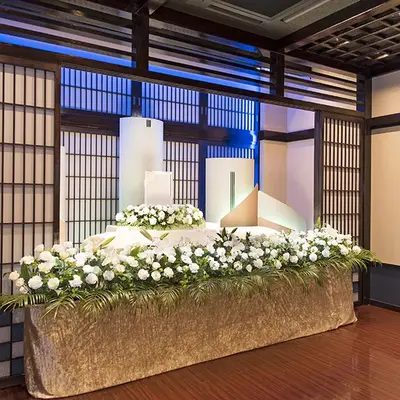 メモリード家族葬ホール府中で葬儀を行なった写真