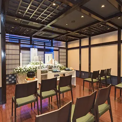 メモリード家族葬ホール府中で葬儀を行なった写真