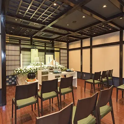 メモリード家族葬ホール府中で葬儀を行なった写真