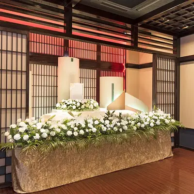 メモリード家族葬ホール府中で葬儀を行なった写真