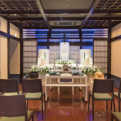 メモリード家族葬ホール府中で葬儀を行なった写真