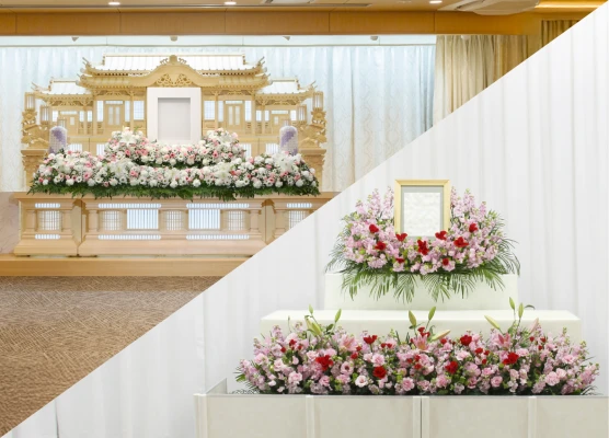 メモリード家族葬ホール府中で葬儀を行なった写真