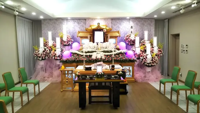 花セレモで葬儀を行なった写真