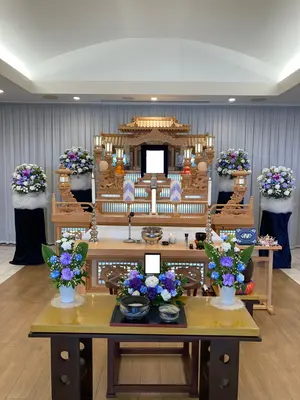 花セレモで葬儀を行なった写真