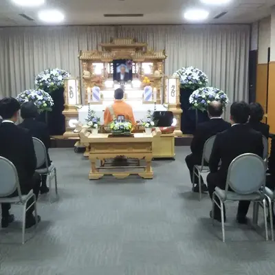 花セレモで葬儀を行なった写真