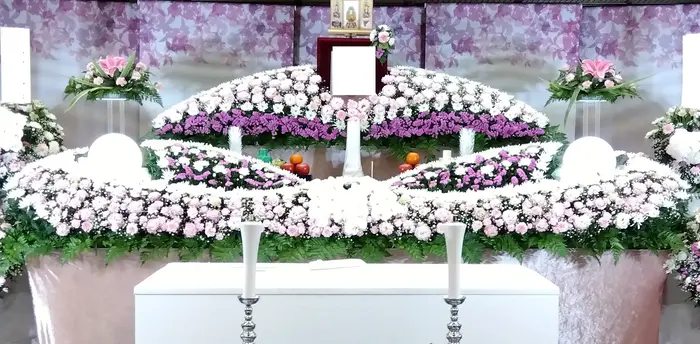 花セレモで葬儀を行なった写真