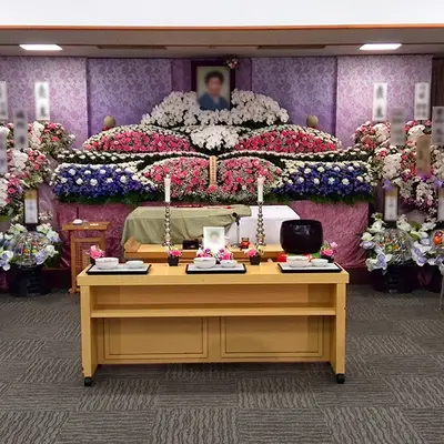 花セレモで葬儀を行なった写真