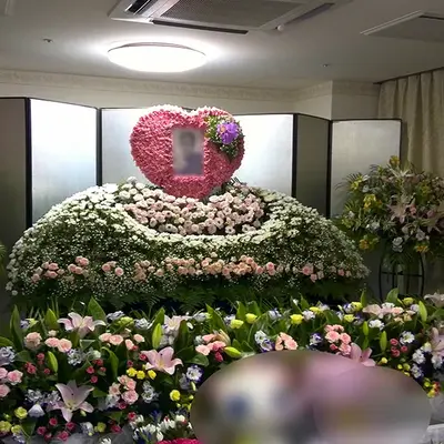 花セレモで葬儀を行なった写真