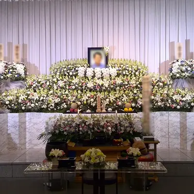 花セレモで葬儀を行なった写真