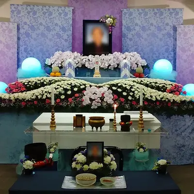 花セレモで葬儀を行なった写真