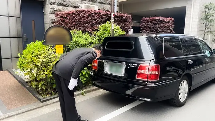 孝行舎で葬儀を行なった写真