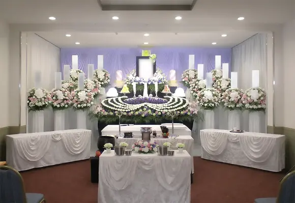 孝行舎で葬儀を行なった写真