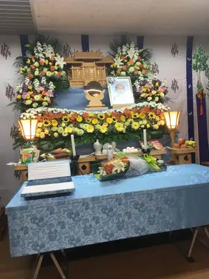 二葉典礼で葬儀を行なった写真