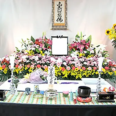 二葉典礼で葬儀を行なった写真