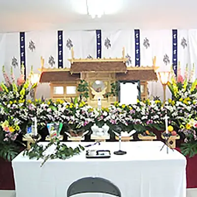 二葉典礼で葬儀を行なった写真