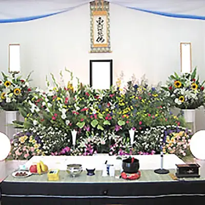 二葉典礼で葬儀を行なった写真