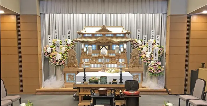 しののめの里で葬儀を行なった写真