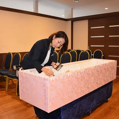 トレセレ相模原店で葬儀を行なった写真