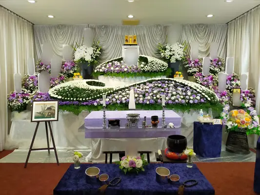 アスカセレモニーで葬儀を行なった写真