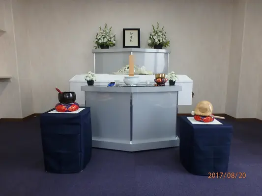 小泉桶甚本店で葬儀を行なった写真