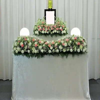 松が谷ホールで葬儀を行なった写真