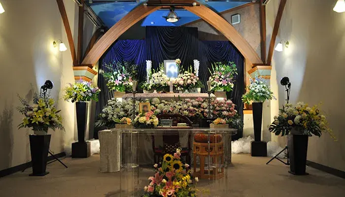 小金井祭典株式会社で葬儀を行なった写真