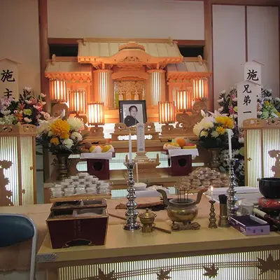 お坊さん特急便で葬儀を行なった写真