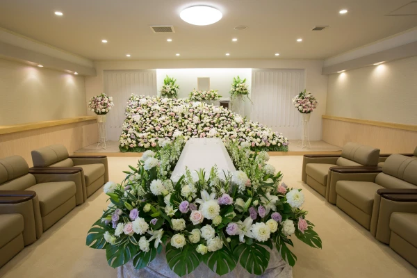 家族葬の四季風　松庵で葬儀を行なった写真