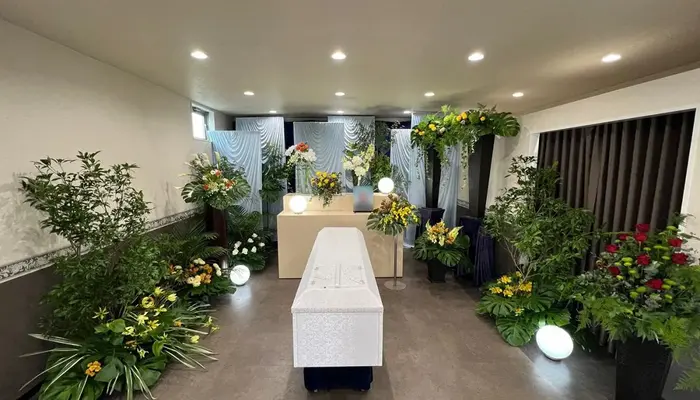 三和式典　小金井営業所で葬儀を行なった写真