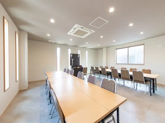 三和式典　小金井営業所で葬儀を行なった写真