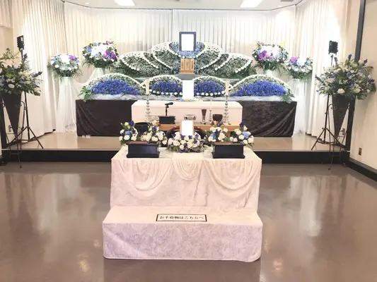 戸田葬祭場で葬儀を行なった写真