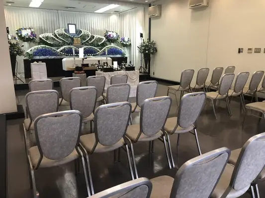 戸田葬祭場で葬儀を行なった写真