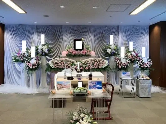 所沢市斎場で葬儀を行なった写真