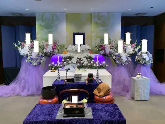 所沢市斎場で葬儀を行なった写真