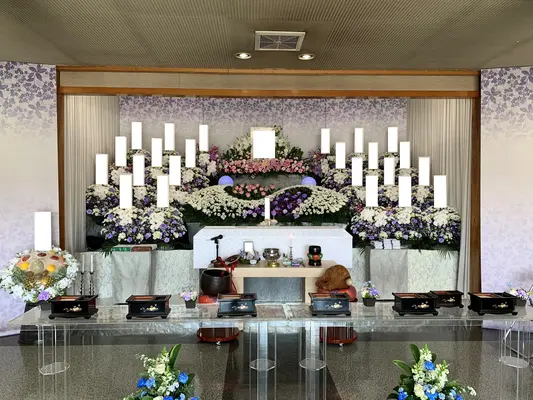 セレモサービスで葬儀を行なった写真