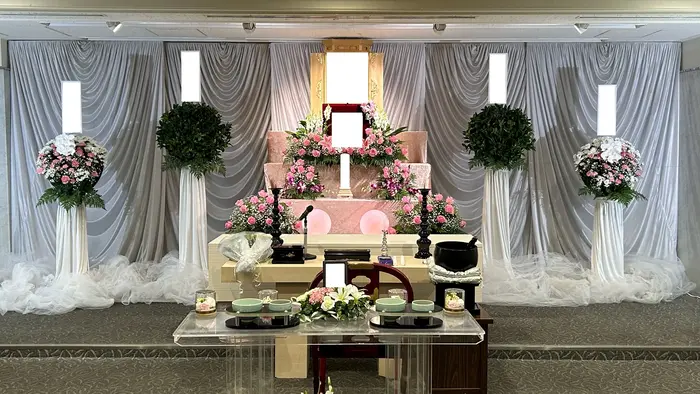 セレモサービスで葬儀を行なった写真