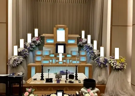 川越市斎場で葬儀を行なった写真