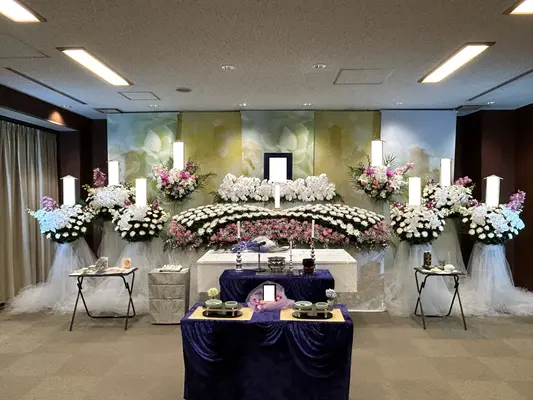 所沢市斎場で葬儀を行なった写真