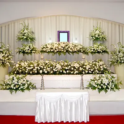 セレモの森で葬儀を行なった写真