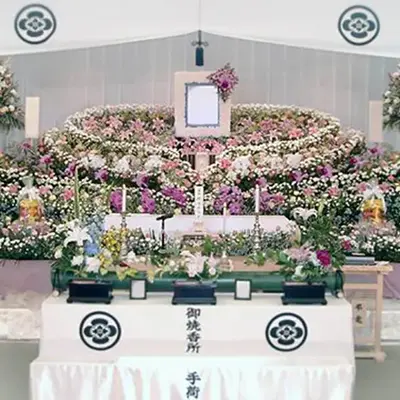 セレモの森で葬儀を行なった写真