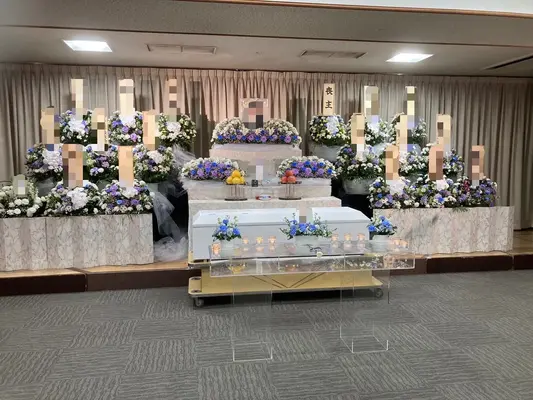 南多摩斎場で葬儀を行なった写真